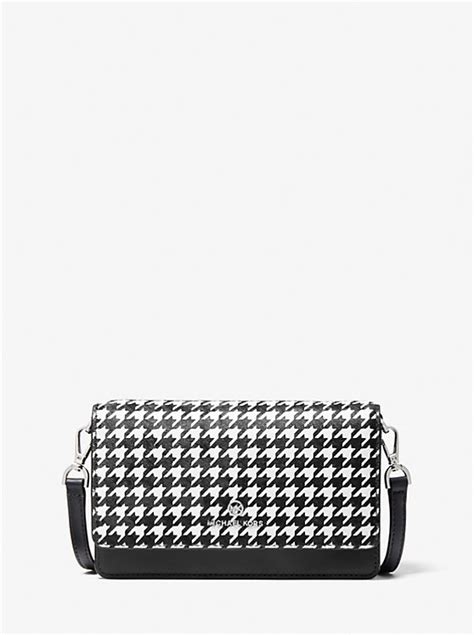 houndstooth michael kors purse|Jet Set Small Houndstooth Printed Calf Hair.